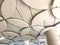 Butterfly or Flower designed suspended gypsum false ceiling designed interiors for international airport