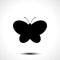 Butterfly icon, Butterfly silhouette
