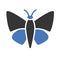 Butterfly Isolated Vector icon that can be easily modified or edited