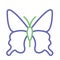 Butterfly Isolated Vector icon that can be easily modified or edited