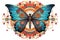 butterfly mandala Abstract conceptual design