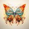 butterfly mandala Abstract conceptual design