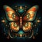 butterfly mandala Abstract conceptual design