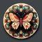 butterfly mandala Abstract conceptual design