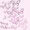 Butterfly Mother`s Day card