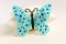 Butterfly Patten Figure Blue Sky Brooch Pin