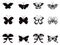 Butterfly pattern vector