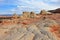 Butterfly, a rock formation at White Pocket, Coyote Buttes South CBS, Paria Canyon Vermillion Cliffs Wilderness, Arizona