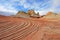 Butterfly, a rock formation at White Pocket, Coyote Buttes South CBS, Paria Canyon Vermillion Cliffs Wilderness, Arizona