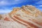 Butterfly, a rock formation at White Pocket, Coyote Buttes South CBS, Paria Canyon Vermillion Cliffs Wilderness, Arizona