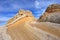 Butterfly, a rock formation at White Pocket, Coyote Buttes South CBS, Paria Canyon Vermillion Cliffs Wilderness, Arizona