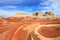 Butterfly, a rock formation at White Pocket, Coyote Buttes South CBS, Paria Canyon Vermillion Cliffs Wilderness, Arizona