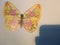 Butterfly sticker on wall colorful