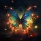 Butterfly, Tiger Longwing  Made With Generative AI illustration