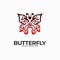 butterfly tribal logo for apparel brand