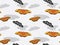 Butterfly Zebra Heliconian Cartoon Background Seamless Wallpaper