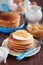 Buttermilk oat bran pancakes