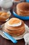 Buttermilk oat bran pancakes