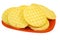 Buttermilk Waffles on Plate