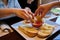 Buttery Garlic Bread With Salsa