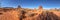 Buttes of Monument Valley, Arizona panoramic view