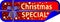 Button Christmas Special with ribbon