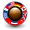 Button with flags around