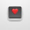 Button Heart icon