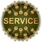 Button SERVICE