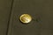 Button on the uniform of a soldier of the Soviet Army