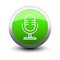 Button vocal microphone green