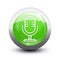 Button vocal microphone green