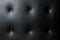 Buttoned Black Leather Padding Background