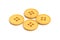 Buttons for clothes on white background using for concept of Button Day. - Image