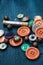 Buttons and zipper and sewing tool