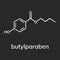 Butylparaben chemical formula
