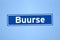 Buurse place name sign in the Netherlands