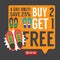 Buy 2 Get 1 Free Sneakers Promotion Campaign.