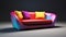 Buy Colorful Sofa 3d Model - Vibrant And Futuristic Design