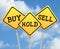 Buy Hold Sell Signs