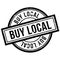 Buy Local rubber stamp