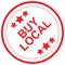 Buy local stamp