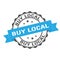 Buy local stamp illustration