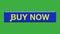 Buy Now button. Animation of a mouse cursor hitting Buy Now button on green screen