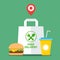 Buy takeaway fast food. food delivery free