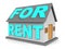 Buy Versus Rent Building Compares Leasing Or Property Purchase - 3d Illustration