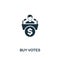 Buy Votes icon. Premium style design from corruption icon collection. Pixel perfect Buy Votes icon for web design, apps