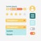 Buyer account UI elements kit