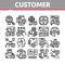 Buyer Customer Journey Collection Icons Set Vector