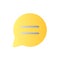 Buyer-to-seller chat flat gradient color ui icon